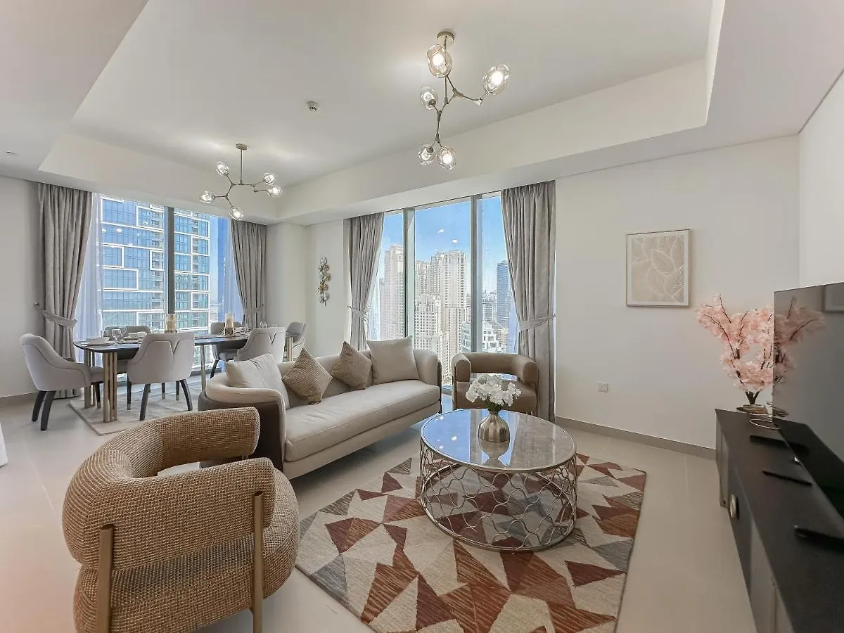 Luton Vacation Homes - Sea And Eye Dubai View & Luxury 3Br , 5242 Tower - , Dubai Marina - 28Ab02 0*,